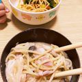 みゃみゃごと's cooksnap of when they made きのこのキムチクリームパスタ.