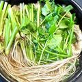 ayusari's cooksnap of when they made せり鍋.
