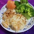 ankotetu's cooksnap of when they made 蒸さずに簡単♪桜エビ入りモチモチ大根もち.