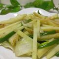 mielle's cooksnap of when they made じゃがいもとピーマンの中華風和え物.