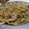 えっく巣's cooksnap of when they made 簡単♪豚バラ肉ともやしの旨マヨソース.