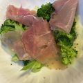 yu🐓's cooksnap of when they made ブロッコリーととろけるチーズの生ハムのせ.