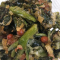いさみょば's cooksnap of when they made 春菊＆納豆の激ウマ☆かき揚げ天ぷら.