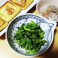 よちりん's cooksnap of when they made 菜の花の塩昆布和え♪.