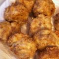 ぐりんばら's cooksnap of when they made オートミールとお豆腐でチキンナゲット.