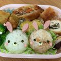 さかまき♡'s cooksnap of when they made 簡単♪うさぎちゃんおにぎり♪キャラ弁.