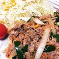 ごま３しお３'s cooksnap of when they made プルコギ(韓国の肉野菜炒め).