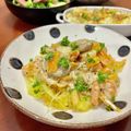 Superlittleboo's cooksnap of when they made 海老のケイジャンクリームパスタ.