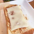 mantacarp's cooksnap of when they made 朝食に♪きなこチーズトースト.
