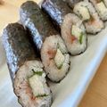 アボカドアキタ's cooksnap of when they made しゃき旨サッパリ長芋と大葉と梅肉の細巻き.