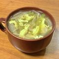 まなポコ's cooksnap of when they made 玉葱＆ピーマンの卵ふんわりコンソメスープ.