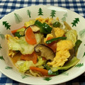 クックWZ3WQY☆'s cooksnap of when they made 野菜と卵の甘辛炒め.