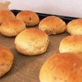 じぇしー★'s cooksnap of when they made 赤ちゃんのおやつに！粉ミルクで一口パン.