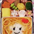 チェコロッケ's cooksnap of when they made キャラ弁＊やきそばガール♡.