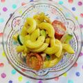チェックのミニくま's cooksnap of when they made リメイク♪マカロニサラダをトマト味に.