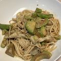 ヤイヤイ07's cooksnap of when they made アボカドの和風クリームパスタ.