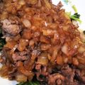 いさみょば's cooksnap of when they made ﾎｳﾚﾝ草と焼肉のさっぱり焼き.