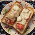 ☆hikonyan☆'s cooksnap of when they made ☆簡単☆ツナトマトースト.