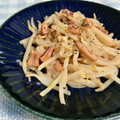 ☆さぶ☆☆'s cooksnap of when they made お酒のつまみ♡いかの塩辛ともやしの炒め物.