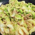 たろろママ's cooksnap of when they made 白菜とひき肉のしょうゆ麹炒め.
