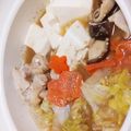 ゆかみちこ's cooksnap of when they made 白菜と鶏肉のごま味噌鍋.