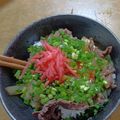 クックSHXI65☆'s cooksnap of when they made すき家風？！簡単ネギ玉牛丼！.