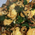 snow012's cooksnap of when they made 簡単に♫ちくわとほうれん草と卵の炒め物♡.