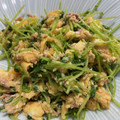 おっきなひとみ's cooksnap of when they made ツナと豆苗の卵炒め.