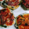ひなた１０１６'s cooksnap of when they made はんぺんとわかめとチーズのモチモチお焼き.