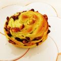 タシー's cooksnap of when they made 【菓子パン】甘納豆入り★抹茶うずまきパン.