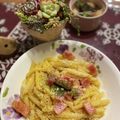 青空にうかぶくも's cooksnap of when they made ローマ発祥のカルボナーラ♪.