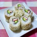 なおミール's cooksnap of when they made こどもごはん☆ミニカリフォルニアロール.