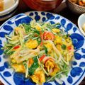 シルバニア's cooksnap of when they made 水菜とカニカマで､フーヨーハイ風.