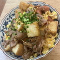 クックパッド開発担当 重森's cooksnap of when they made 厚揚げと豚たまのスタミナ炒め.