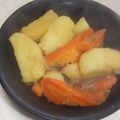 きらり流れ星's cooksnap of when they made 簡単！じゃがいも人参こんにゃくの甘辛煮☆.