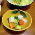 とまぷり★'s cooksnap of when they made 大根、きゅうり、にんじんの塩麴和え.
