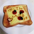 うめumeうめ子's cooksnap of when they made ミニトマトが可愛いチーズトースト.