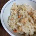 みちばん♡'s cooksnap of when they made 余ったお餅で!おこわ風カニ缶炊き込みご飯.