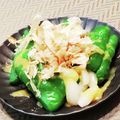 Dellaたん's cooksnap of when they made “丸ごとピーマン” 辛子酢みそらっきょう.