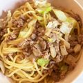 花ママちゃん❀'s cooksnap of when they made アスパラと豚ひき肉の味噌スパゲティ.