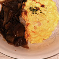 青い服's cooksnap of when they made ふわとろ卵のオムハヤシライス.