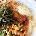 hpyhpy's cooksnap of when they made やみつき☆パスタな納豆うどん✿簡単♪１人ランチに♪.