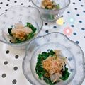 オウジリリノエ's cooksnap of when they made ほうれん草のおひたし.