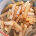 キッチン☆福にゃん's cooksnap of when they made 大根の皮　ポン酢漬け.
