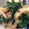 ベティ３'s cooksnap of when they made 簡単！ベーコンとケールとかぶ炒め.