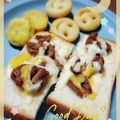 海理ママ's cooksnap of when they made お弁当の余りで☆ミートボールトースト.