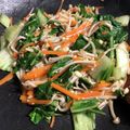 クックJTK6QR☆'s cooksnap of when they made 簡単☆人参と小松菜とえのきのナムル風炒め.