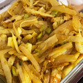naoki1203's cooksnap of when they made 節約♡大根の皮でちくわカレーマヨ炒め.