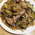 ふみこばあ's cooksnap of when they made 豚バラ肉とナスとしめじのオイスター炒め.