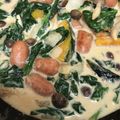 ☆すぬぴっぴ☆'s cooksnap of when they made かぼちゃとほうれん草の豆乳煮.